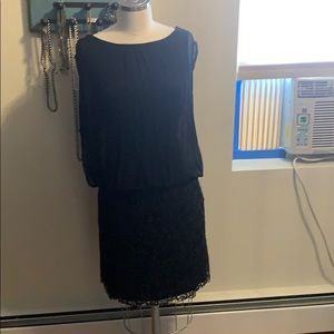 Black cocktail dress